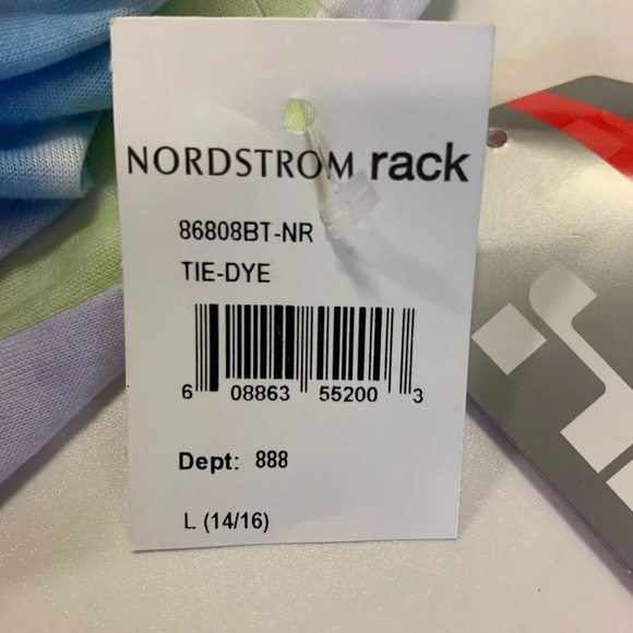 Hind Girls Tie Dye Girls Run The World Relax Tank Top Size L NWT - Picture 9 of 16